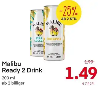 MPreis Malibu Ready 2 Drink 200 ml Angebot