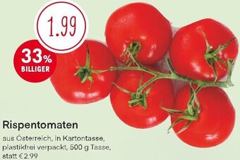 MPreis Rispentomaten Angebot