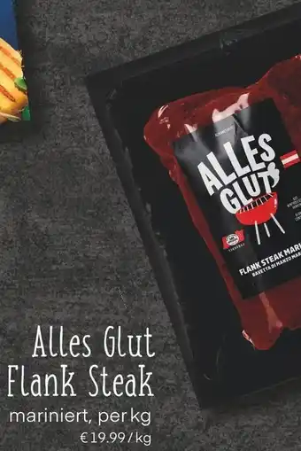 MPreis Alles Glut Flank Steak per kg Angebot