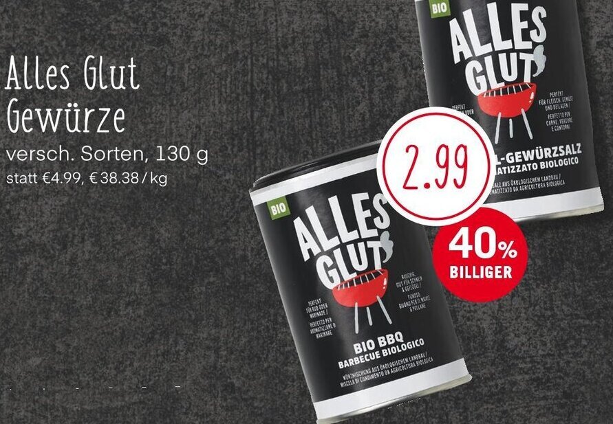 MPreis Alles Glut Gewürze 130 g Angebot