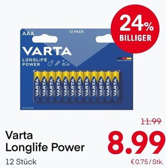 MPreis Varta Longlife Power 12 Stück Angebot