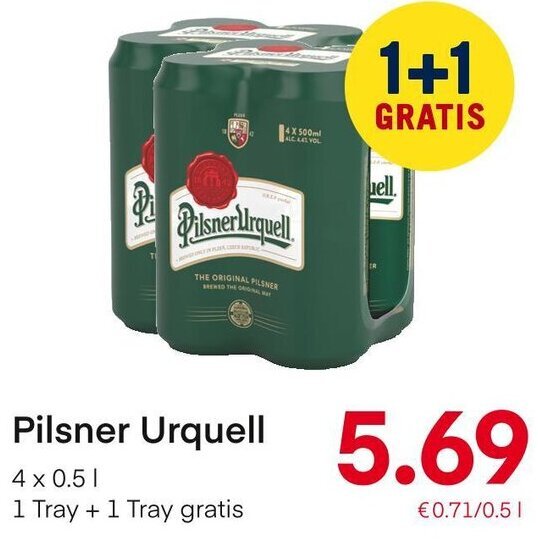 MPreis Pilsner Urquell 4 x 0.5 L Angebot