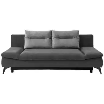 XXXLutz Schlafsofa in mikrofaser silberfarben, dunkelgrau Angebot