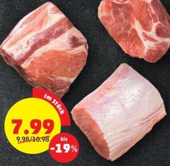 PENNY SCHOPF od. KARREE ohne Knochen, geschnitten od. im Stück, natur od. gewürzt pro Kilo Angebot