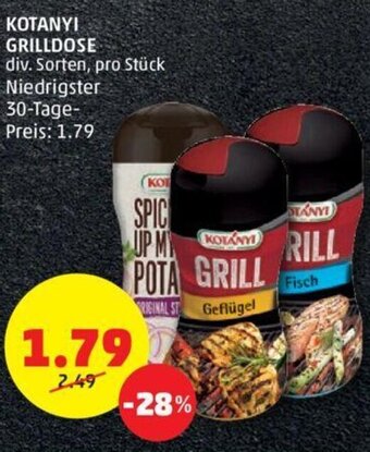 PENNY KOTANYI GRILLDOSE div. Sorten, pro Stück Angebot