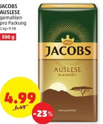 PENNY JACOBS AUSLESE gemahlen pro Packung Angebot