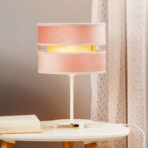 Lampenwelt Tischlampe golden duo höhe 30cm hellrosa/gold Angebot