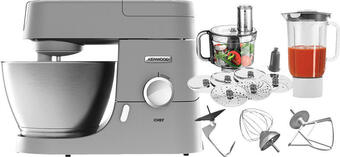 Media Markt Kenwood kvc 3150 s chef set küchenmaschine silber (rührschüsselkapazität: 4,6 l, 1000 watt) Angebot