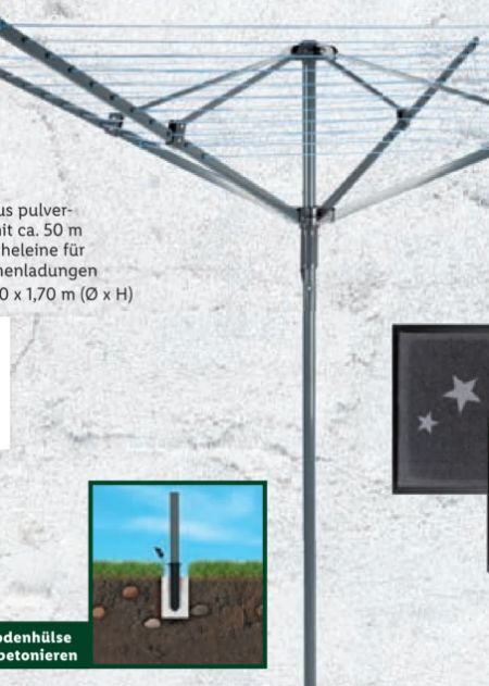 Lidl Aluminium-wäschespinne Angebot