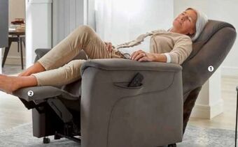 Polstermöbel Fischer Relaxsessel stoff Angebot