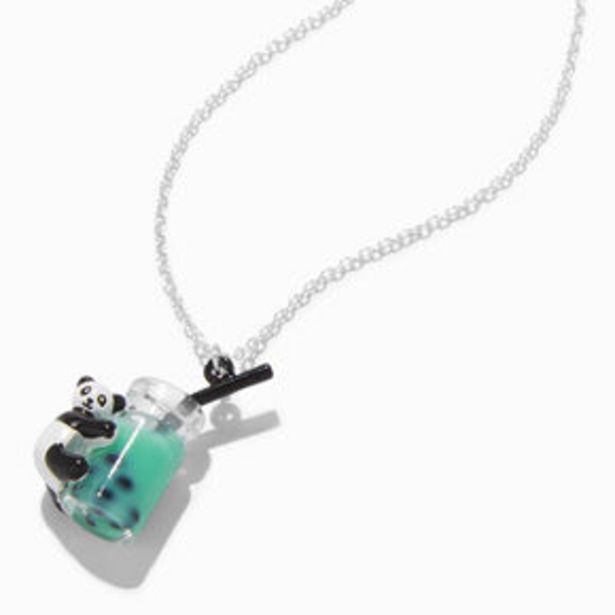 Claire's Panda geen bubble tea pendant necklace Angebot