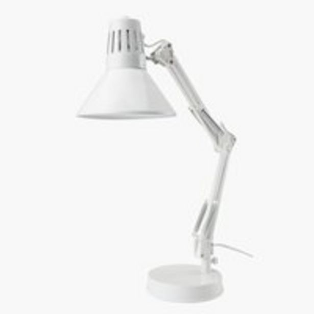 JYSK Tischlampe ernst u00d815xh55cm weiu00df Angebot