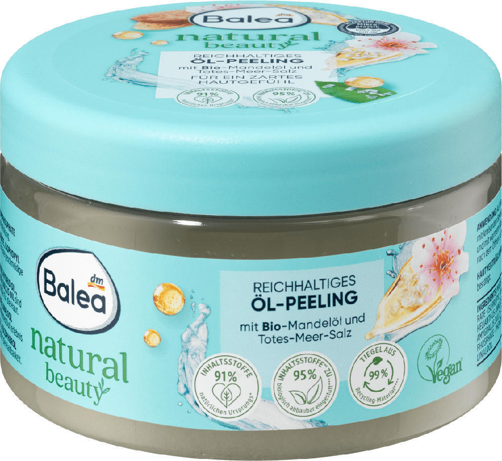 dm Balea natural beauty reichhaltiges öl-peeling Angebot