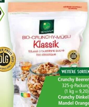 Norma Bio-crunchy müsli Angebot