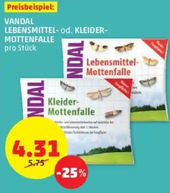 PENNY VANDAL LEBENSMITTEL- od. KLEIDER-MOTTENFALLE pro Stück Angebot