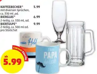 PENNY KAFFEEBECHER* mit diversen Sprüchen, ca. 330 ml Angebot