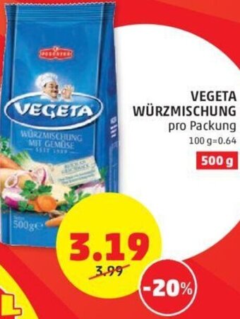 PENNY VEGETA WÜRZMISCHUNG pro Packung Angebot