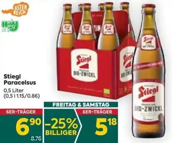 Billa Stiegl Paracelsus 0,5 Liter Angebot