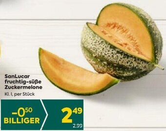 Billa SanLucar fruchtig-süße Zuckermelone Kl. I, per Stück Angebot