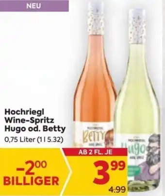 Hochriegl Wine-Spritz Hugo od. Betty 0,75 Liter