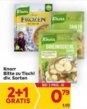 Billa Knorr Bitte zu Tisch! div. Sorten Angebot