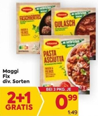 Billa Maggi Fix div. Sorten Angebot