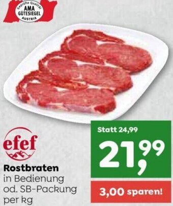 ADEG Rostbraten in Bedienung od. SB-Packung per kg Angebot