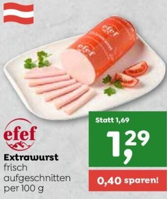 ADEG Extrawurst frisch aufgeschnitten per 100 g Angebot
