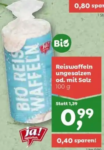 ADEG Reiswaffeln ungesalzen od. mit Salz 100 g Angebot