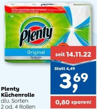 ADEG Plenty Küchenrolle div. Sorten 2 od. 4 Rollen Angebot