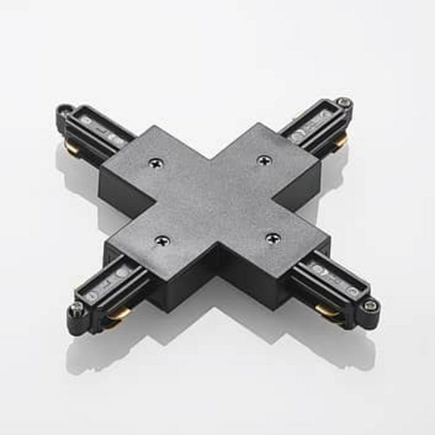 Lampenwelt Lindby x-verbinder 1-phasen-system, schwarz Angebot