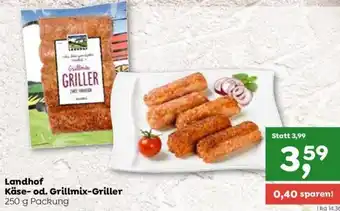 ADEG Landhof Käse- od. Grillmix-Griller 250 g Packung Angebot