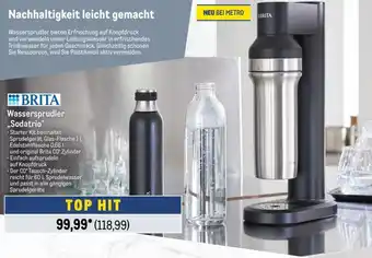 Metro BRITA Wassersprudler ,,Sodatrio" Angebot