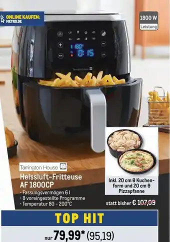 Metro Tarrington House Heissluft-Fritteuse AF 1800CP Angebot