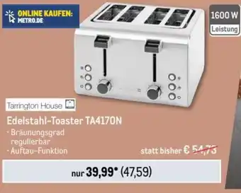 Metro Tarrington House Edelstahl-Toaster TA4170N Angebot