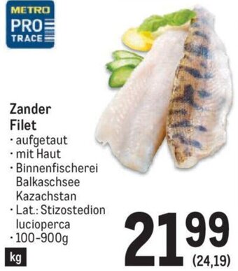 Metro Zander Filet 100-900g Angebot