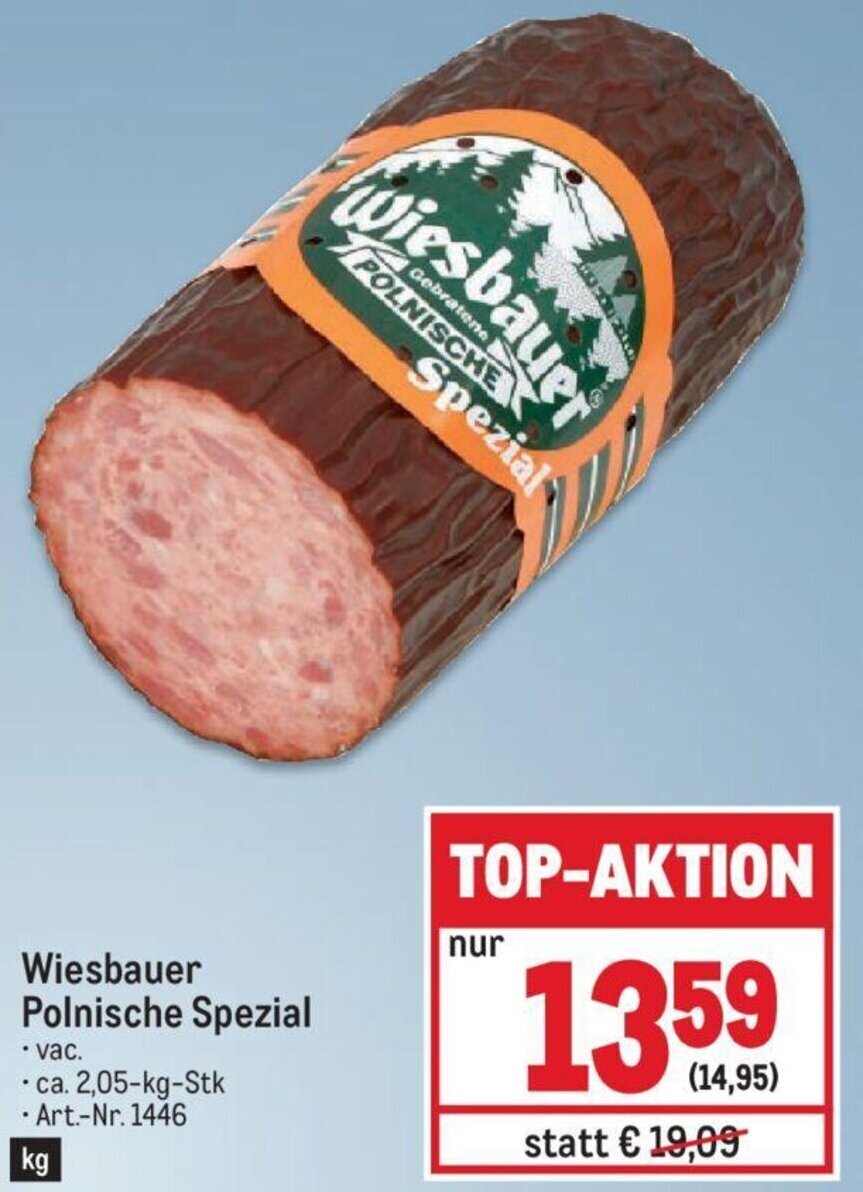 Metro Wiesbauer Polnische Spezial Angebot