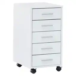 Möbelix Rollcontainer weiß lisa bxhxt 33x63x38 cm Angebot