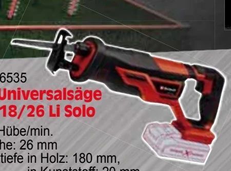 Zgonc Akku-universalsäge te-ap 18/26 li solo Angebot