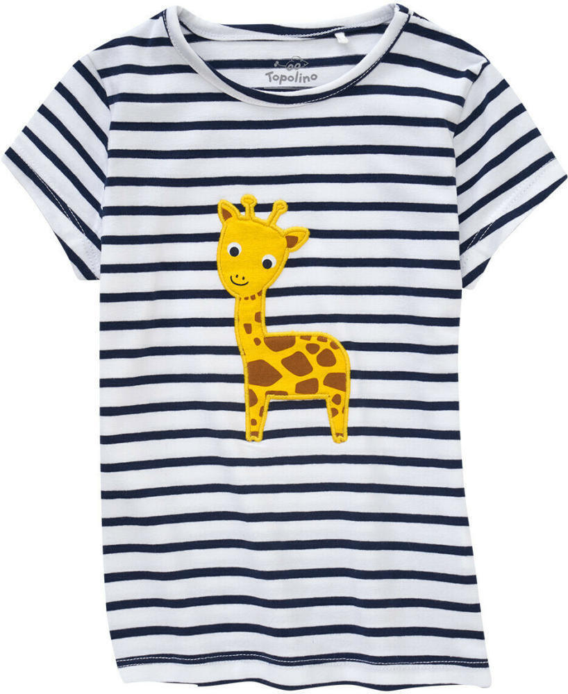 Ernsting's family Mädchen t-shirt mit giraffen-applikation Angebot