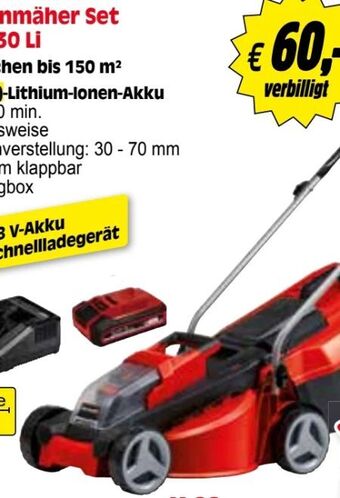 Zgonc Akku-rasenmäher ge-cm 18/30 li set Angebot