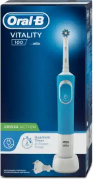 dm Elektrische zahnbürste vitality cross action blau Angebot