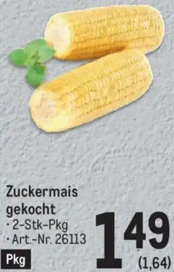 Metro Zuckermais gekocht -2-Stk-Pkg Art.-Nr. 26113 Pkg Angebot