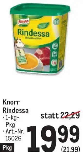 Metro Knorr Rindessa 1-kg-Pkg Angebot