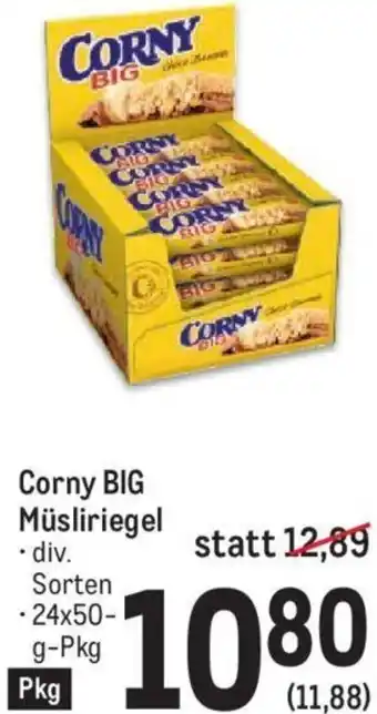 Metro Corny BIG Müsliriegel • div. Sorten -24x50-g-Pkg Angebot