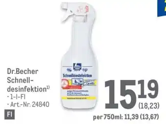 Metro Dr.Becher Schnell-desinfektion¹ Angebot