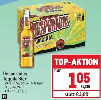 Metro Desperados Tequila Bier -24-FI-Tray od. 6-FI-Träger Angebot