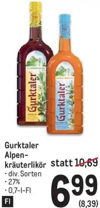 Metro Gurktaler Alpen- kräuterlikör Angebot