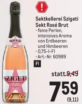 Metro Sektkellerei Szigeti Sekt Rosé Brut 0,75-l-FI Angebot