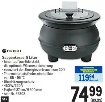 Metro HENDI - Maße: Ø 37 cm/H 300 mm Angebot